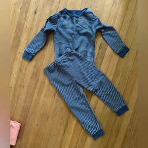 ⚡️Magnetic Me • 2T • Simply Long Sleeve Pajama Set • Navy and White Stripes